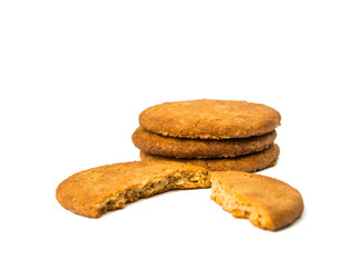 grain biscuits isolated