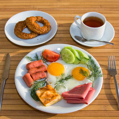 Food on the table
