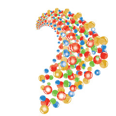 abstract colorful ball