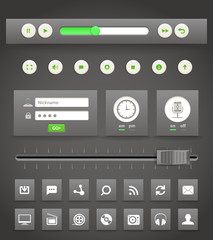 Web intefrace elements