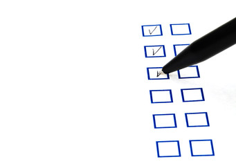 put tick in blue square box
