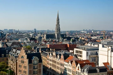 Fotobehang Brussel Panorama © dadothedude