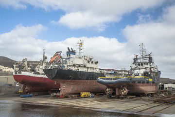 Fototapeta premium Shipyards