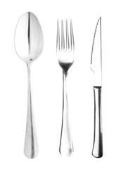 Fork, spoon and knife