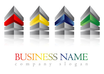 Business logo 3D building design - 50000532
