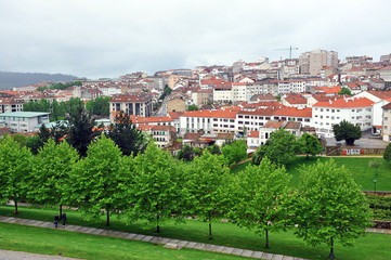 Fototapeta na wymiar Santiago de Compostela, Belvis Park