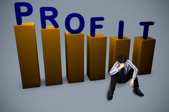 Lost In Profit Concept