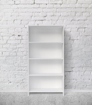 White Bookshelf