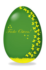 Grünes Osterei