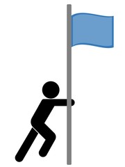 Conquérir, planter un drapeau 