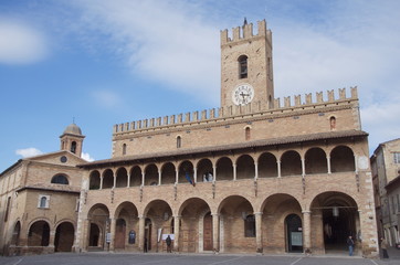 Fototapeta premium Town Hall, Offida, Italy