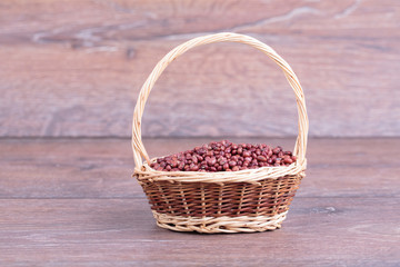 Fototapeta na wymiar red soybeans