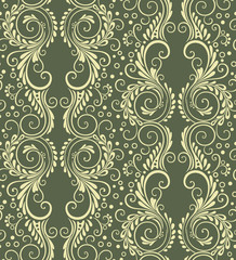 Abstract decorative seamless floral background
