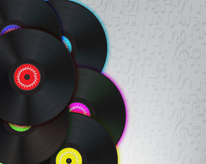 Vinyl Music Background