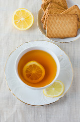 Tea with lemon