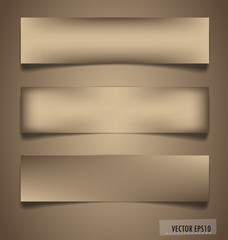 Obraz premium Note papers, ready for your message. Vector illustration.