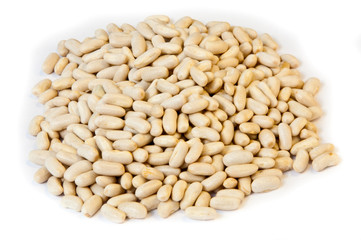 Pile of greenbean seeds