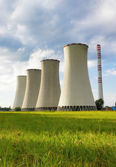 Coal-burning power plant