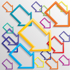 Abstrakte geometrische Gestaltung