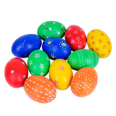 Fototapeta na wymiar Colored Easter Eggs