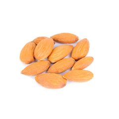 Almond isolated on white