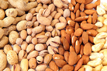 Obraz premium assortment of tasty nuts