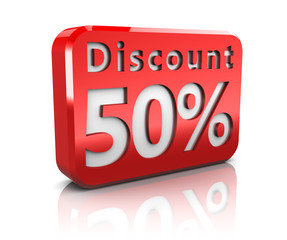 fifty percent discount