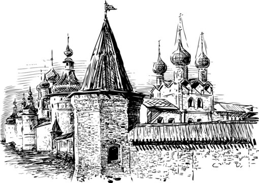 The Kremlin, Rostov the Great. Russia