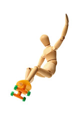 Dummy radical skating