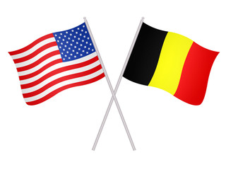 Drapeaux de la Coopération Etats-Unis, Belgique
