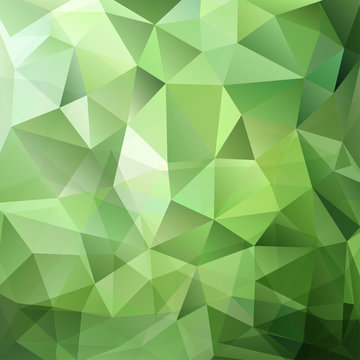 Abstract green triangle background