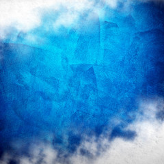 blue painting