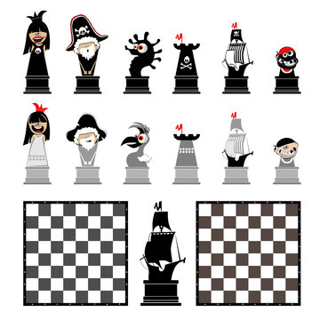 Chess Board chessmen