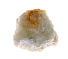 mineral beryl close-up isolated