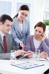 Teamwork in the office