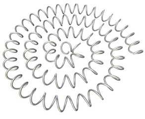 Spring wrapped in a spiral