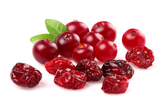 Dried and fresh cranberry