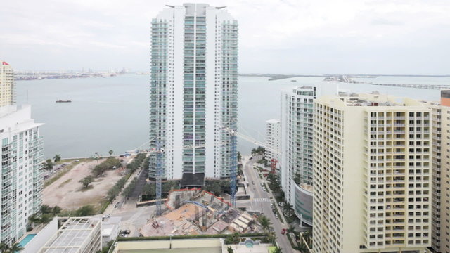 Stock footage of Miami Construction