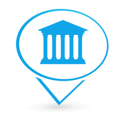 temple musée sur signet bleu