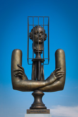 Marquis de Sade statue