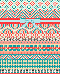 Set of patterns and stripes for scrapbooking