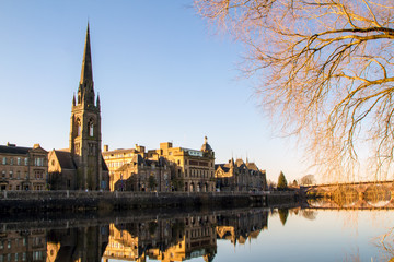 The River Tay in Perth Scotland