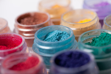 colorful mineral eyeshadows