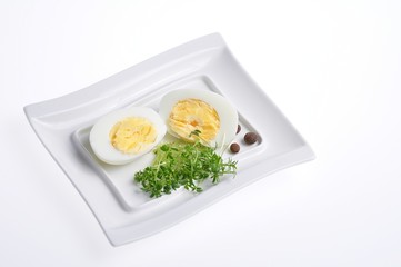 eggs and vegetables on a white plate 5