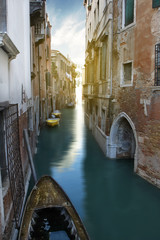 Lovely canals in Venice. Italy