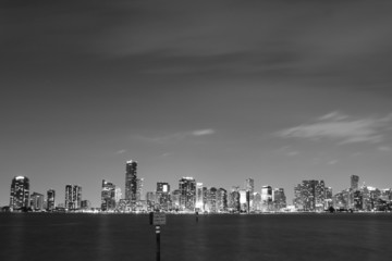 Fototapeta premium Miami Black and White