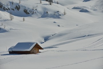 mountain winter nature