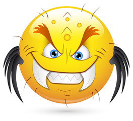 Smiley Vector Illustration - Monster