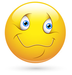 Smiley Vector Illustration - Cute Face