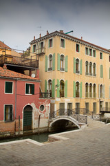Fototapeta na wymiar Stary dom w Wenecja, Włochy